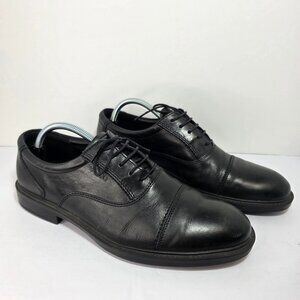 ECCO Cap Toe Leather Oxford Atlanta Stylish Dress or Casual Mens 11 - 11.5